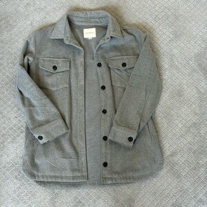 Grey shacket